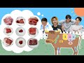 【満腹地獄】これどこの肉！？食べた肉の部位当てバトル！！！