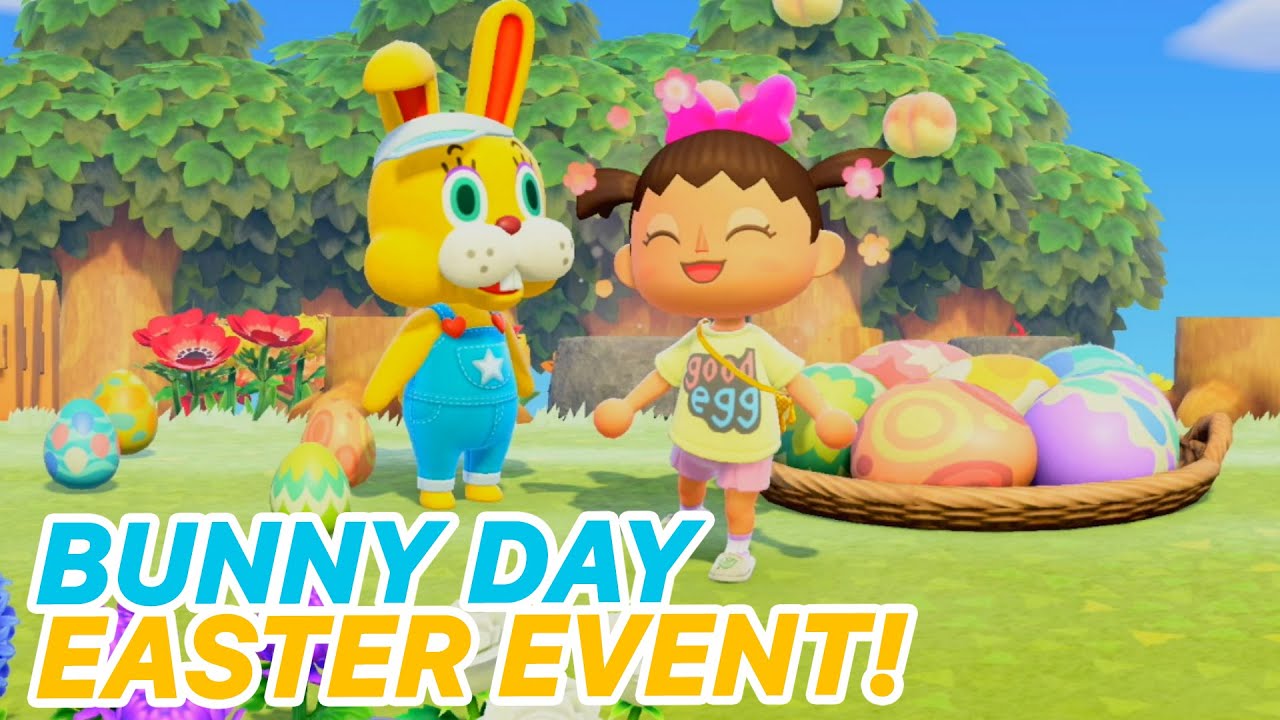 BUNNY DAY! Easter Events & Egg Hunting in Animal Crossing New Horizons