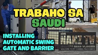 HOW TO INSTALL AUTOMATIC SWING GATE AND BARRIER