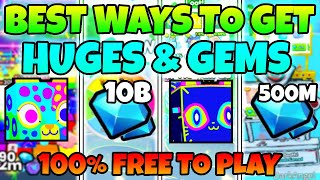 😱BEST WAYS TO GET HUGES & GEMS💎 FOR FREE TO PLAY Pet Simulator 99!