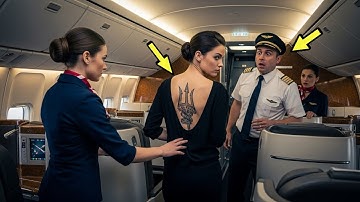 Ze werd uit de eerste klas gezet - totdat de piloot de SEAL-tatoeage op haar rug zag en verstijfde
