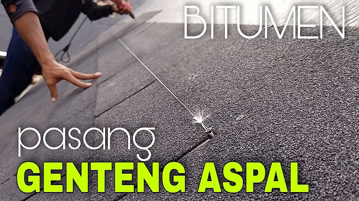 pemasangan genteng bitumen aspal || harga genteng aspal bitumen