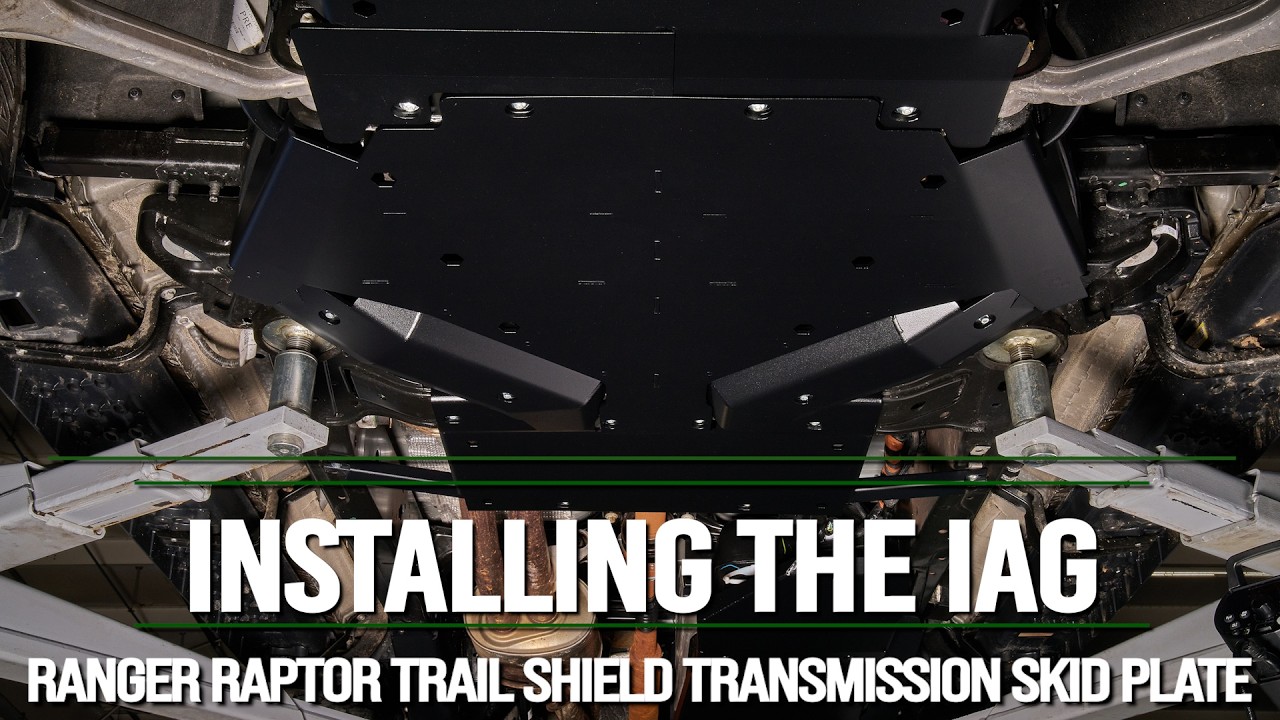 IAG Trail Shield™ Transmission Skid Plate Video Instructions for 2024+ Ford Ranger Raptor