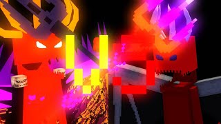 Satan vs The Red Devil | Minecraft animation - The Battle of The Great Beyond