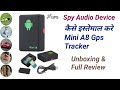 Gps tracking device with audio voice mini a8          live 