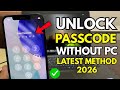 Unlock iPhone X/11/12/13/14/15/16/17 Without Passcode No PC | How to Remove Screen Lock | Fix 2026