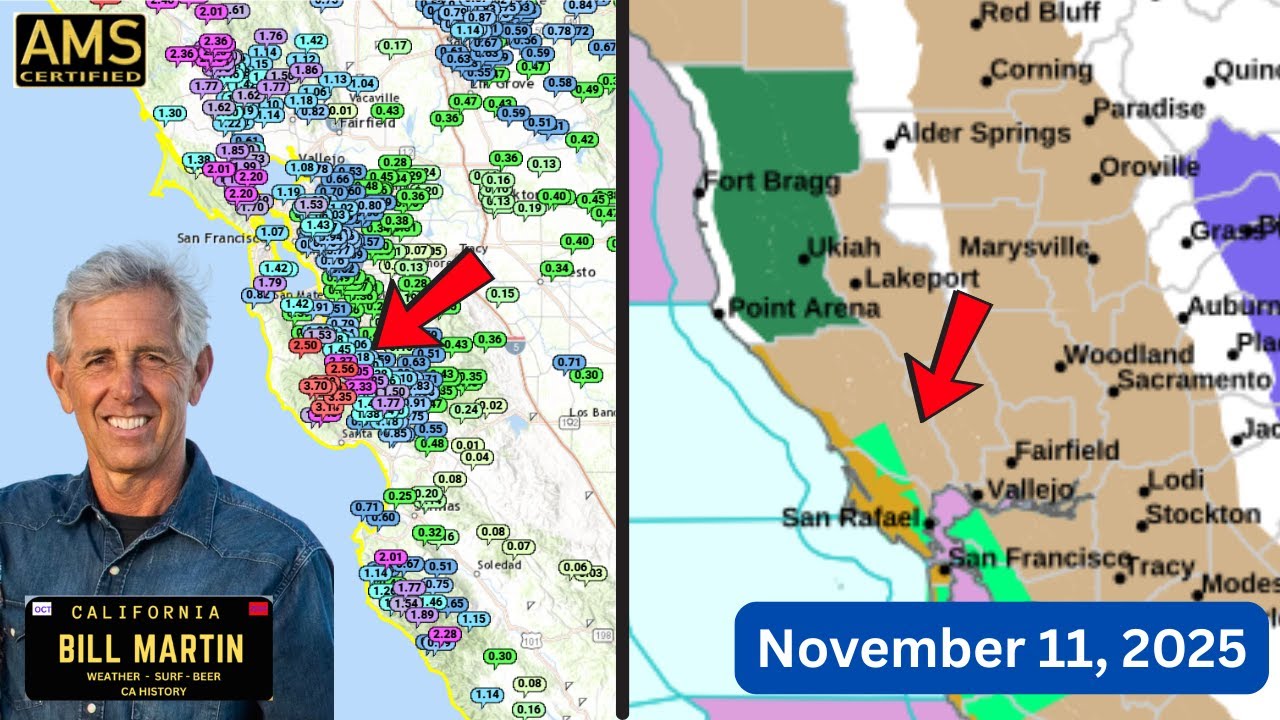 West Coast Storm Hits: Big Rain, Strong Wind & SoCal Flood Watches Into ...