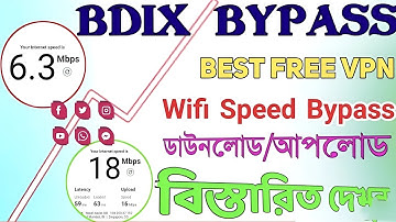 WiFi Speed Booster || WIFI Baypass VPN || Bypass Global Bandwidth Using BDIX Speed || 100% working .