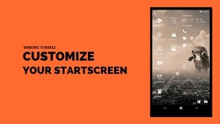Windows 10 Mobile - Customize Your Startscreen With This Monster Wallpaper! screenshot 5