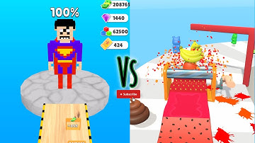 Fragile Roll 3D VS Press Run 3D- All Levels SpeedRunGameplay Android iOS