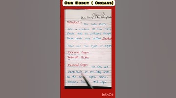 Our Body. Organs // External Organs// Internal organs. Evs / science.