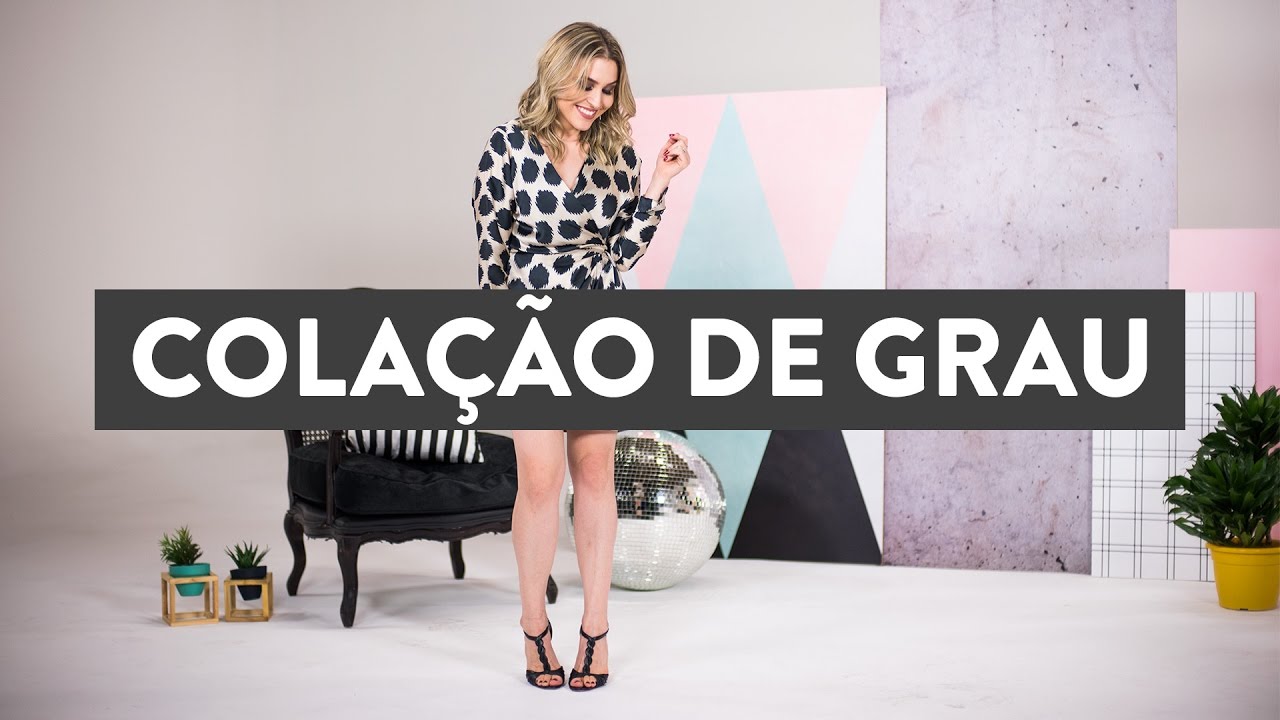 vestidos simples para colação de grau