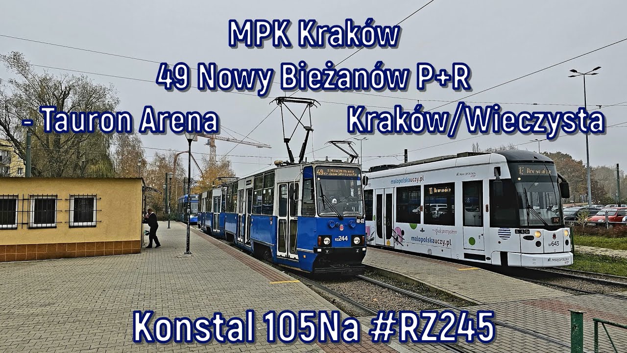 MPK Kraków - linia 49, Konstal 105Na #RZ245