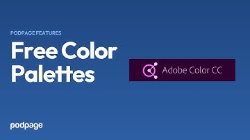 Free Color Palettes From Adobe Color for Your Podpage