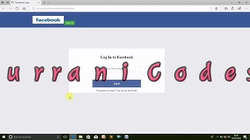 Facebook Login in HTML & CSS|How to make Facebook login page in HTML and CSS