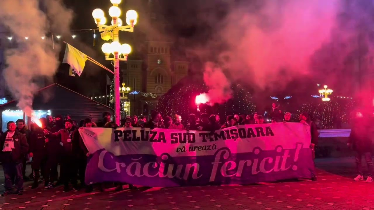 Peluza Sud Timisoara la colindat