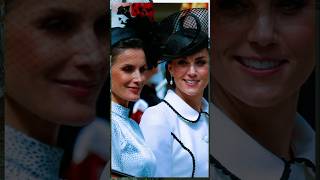 Princess Catherine and Queen Letizia #princesscatherine #catherine #kate