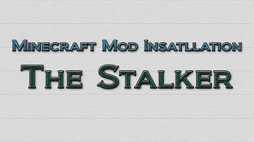 Minecraft 1.3.2 - How to install The Stalker Mod (OUTDATED)