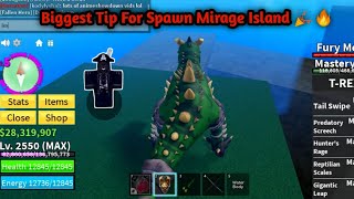 How to Fast Spawn Mirage Island in Private Server Blox Fruit 21 Update!?💀🔥