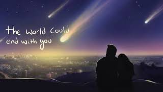 Llunr - the world could end with you (Official Lyric Video)
