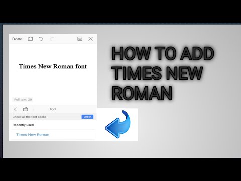 #How_to_Add_Times New Roman