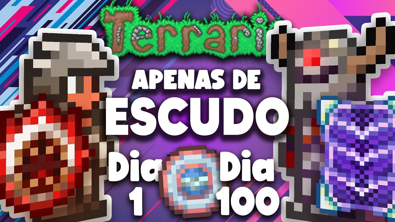 PASSEI 100 DIAS NO TERRARIA APENAS DE STANDS (MASTER MODE) 