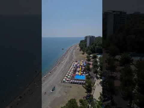 Аквапарк в Пицунде с высоты птичьего полета!