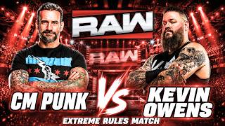 CM PUNK vs KEVIN OWENS | WWE RAW Extreme Rules Match | WWE 2K26 PC Gameplay | Full Match screenshot 3