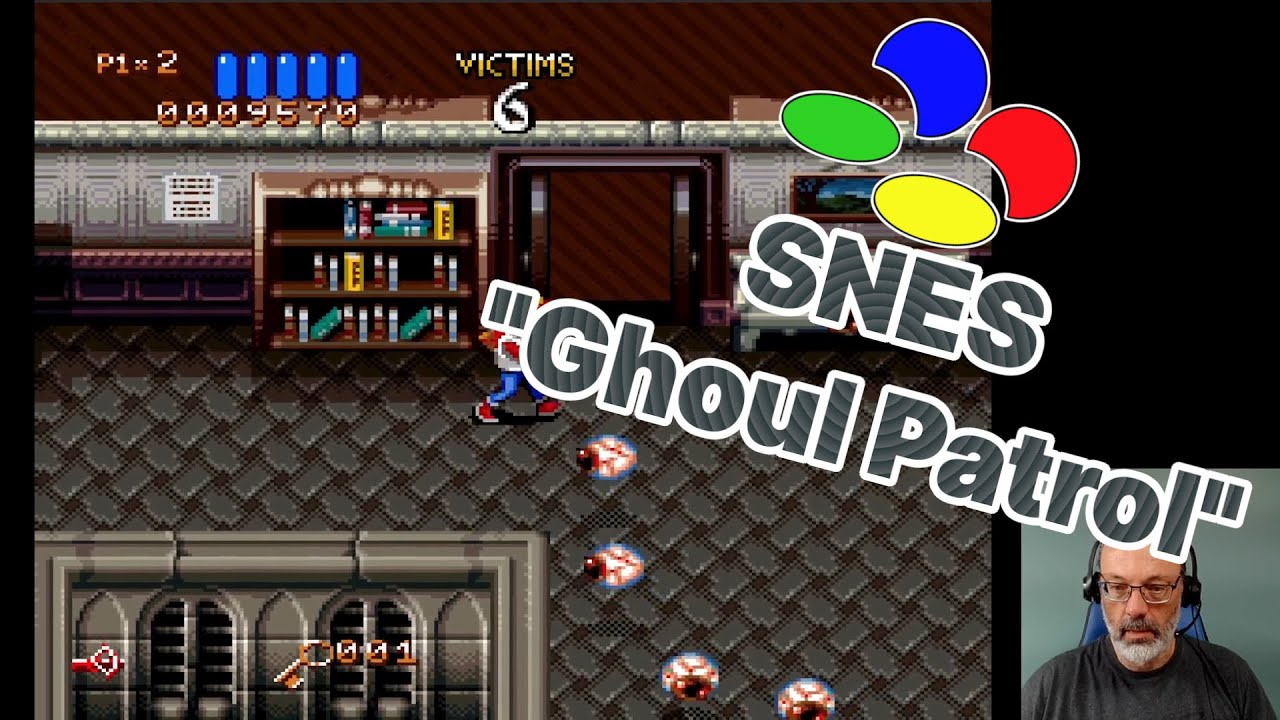 SNES Game Play, Ghoul Patrol - YouTube