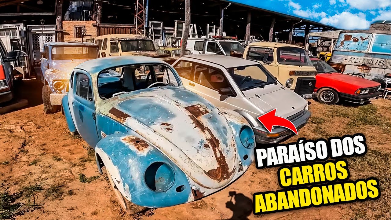PARAÍSO DOS CARROS ABANDONADOS NO MERCADO SURPRESA