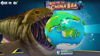 BIG THE BLOOP EAT ALL HUNGRY SHARK WORLD UNLOCK ALL SHARK - BIG SHARK - HUNGRY SHARK WORLD GAMEPLAY