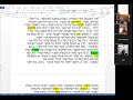 Недельный раздел «МАТОТ-МАСЕЙ», чтение текста на иврите, перевод и грамматический разбор.