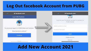 How To Log Out Facebook Account From PUBG & Add New Account 2021 (iOS devices)