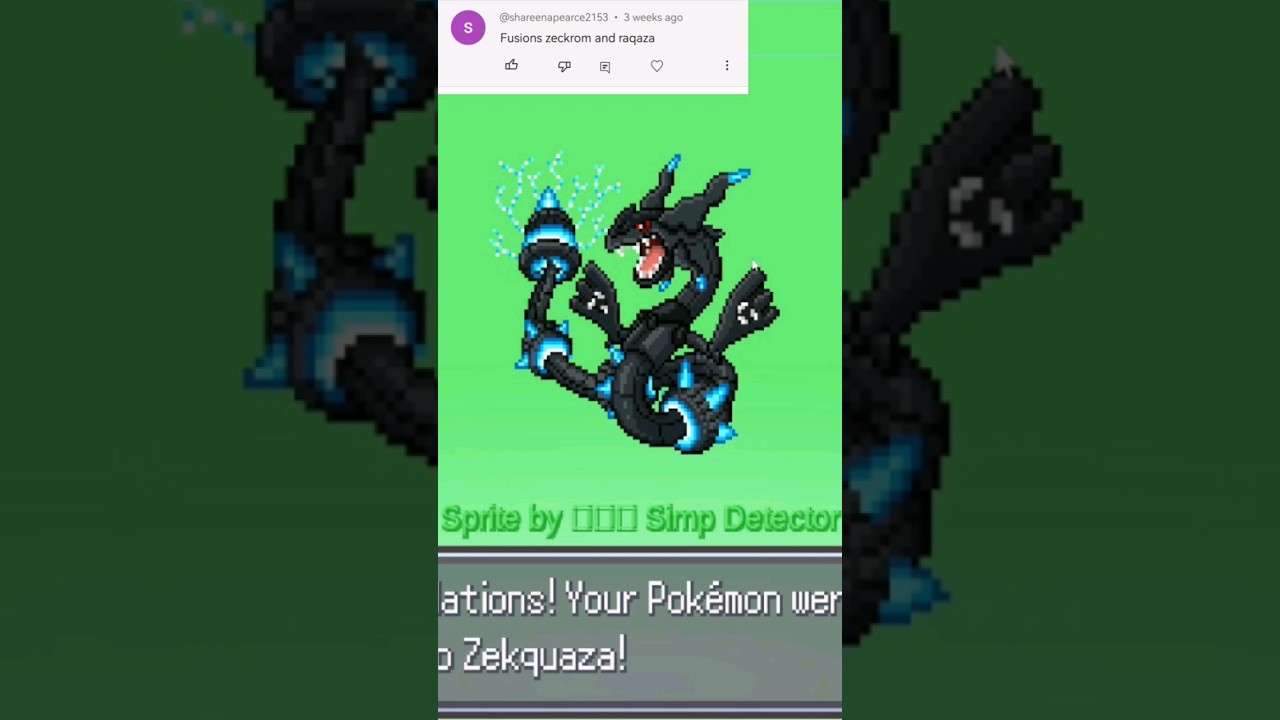 L'Pokedex 644 - Zekrom FR  Pokemon, Pokemon fusion art, Pokemon rayquaza