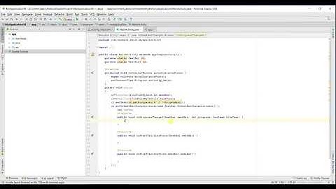 [Easy]Seek Bar in android studio