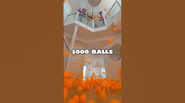 1, 10, 100, 1000 PING PONG CHALLENGE! - #shorts