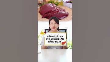 Điều gì xảy ra khi ăn gan lợn hàng ngày? | Giải độc gan Tuệ Linh Plus #shorts