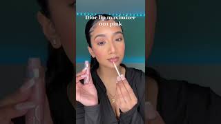 Dior Lip Maximizer 001 Swatch lipgloss dior makeuptutorial