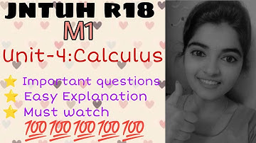 #m1  #jntuh  #r18 #calculus #important  #questions #with #answers #maths1   😍💯👍