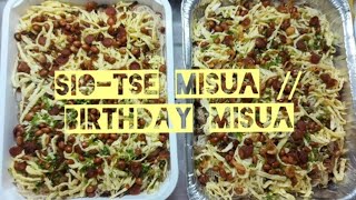 SIO-TSE MISUA // BIRTHDAY MISUA #asianrecipe #birthday