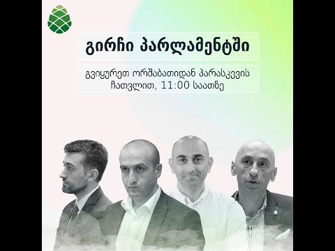 \"გირჩი პარლამენტში\" (15.09.2022): ჰერმან საბო, სანდრო რაქვიაშვილი