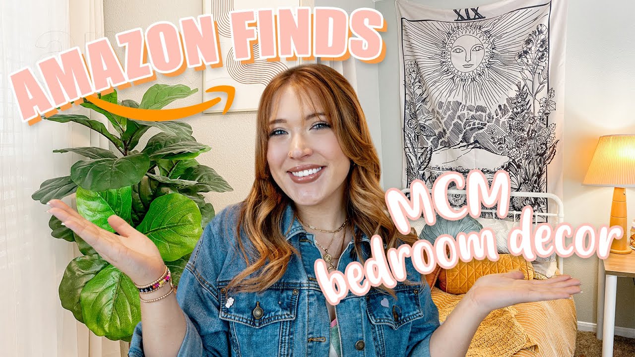 Amazon Prime Must Have Finds Bedroom Edition - Mid Century Modern Bedroom Decor | Cicily Boone