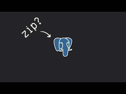 Compressing Postgres Data?