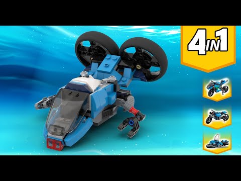 Lego 31114 submarine Alternative Build - YouTube