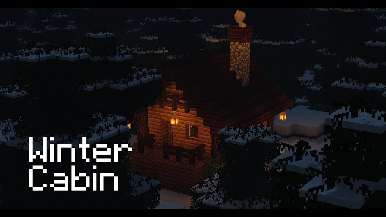 Cozy Little Winter Cabin ｜ Minecraft - YouTube