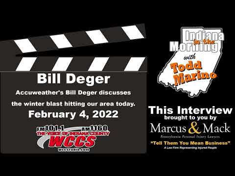 Indiana in the Morning Interview: Bill Deger (2-4-22)