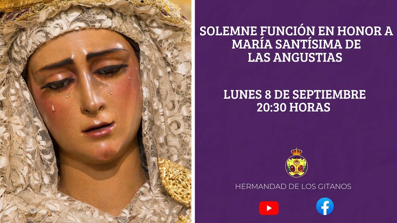 Función Solemne en honor a María Santísima de las Angustias y Solemne Procesión 2025