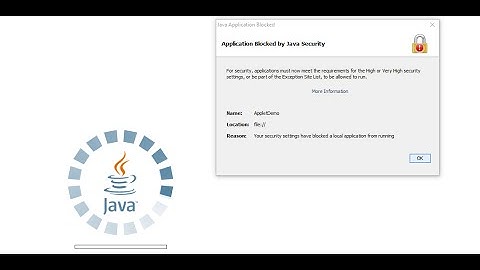 Application Blocked by JAVA Security | Solved!!!!