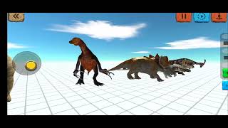 ARBS Mobile - Carnivore Dino vs Herbivore Dino vs Aquatic vs Modern Mammals Rumble screenshot 2