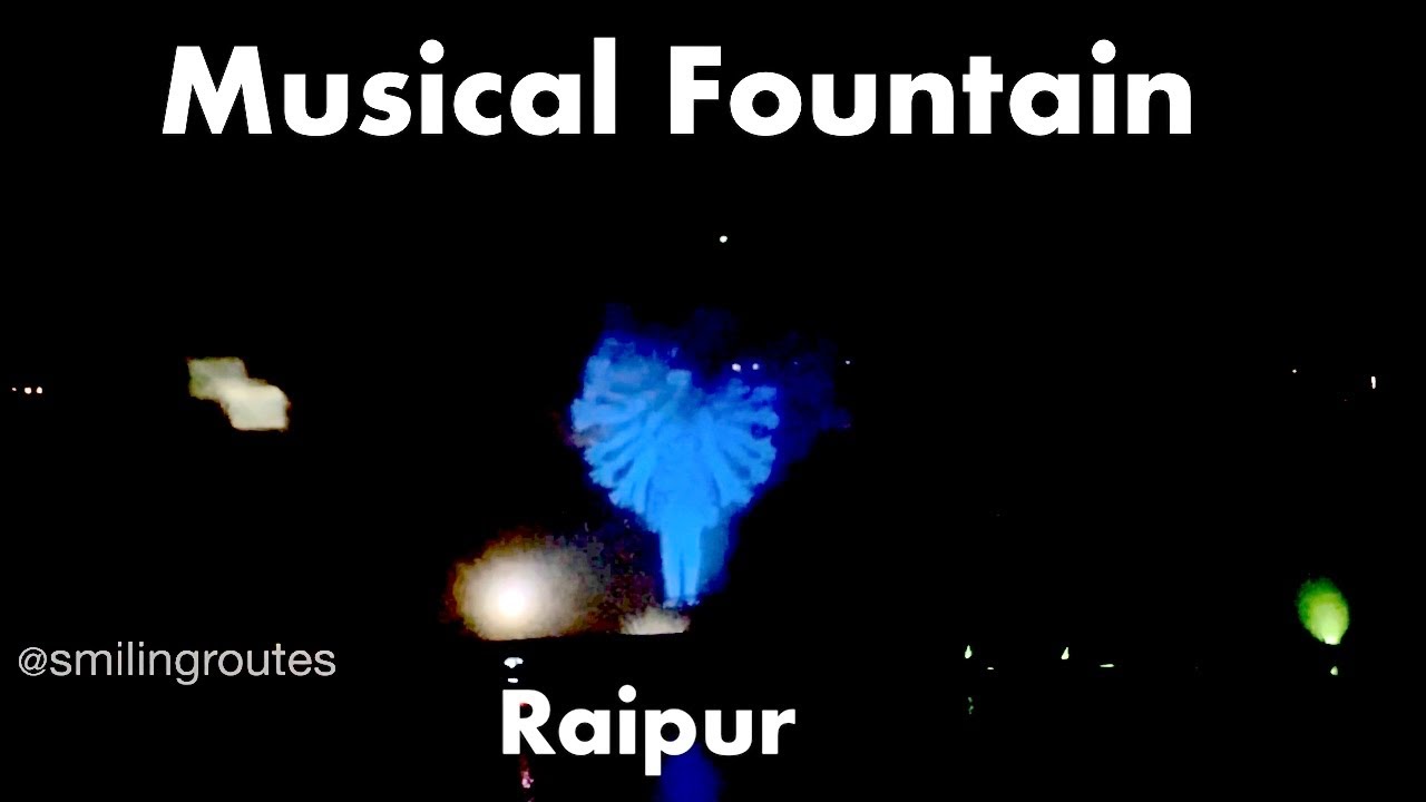 Amazing Musical Fountain Lightning Show at New Raipur World Class